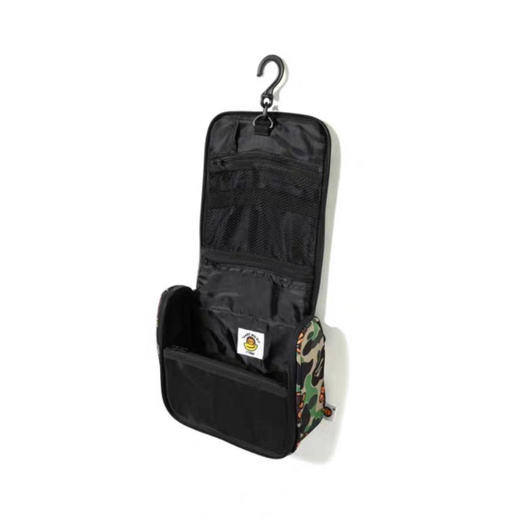 국내배송 베이프 카모 다용도 벽걸이 세면백 세면가방 여행용 일본잡지부록--4