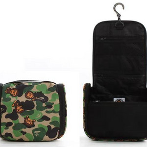 국내배송 베이프 카모 다용도 벽걸이 세면백 세면가방 여행용 일본잡지부록