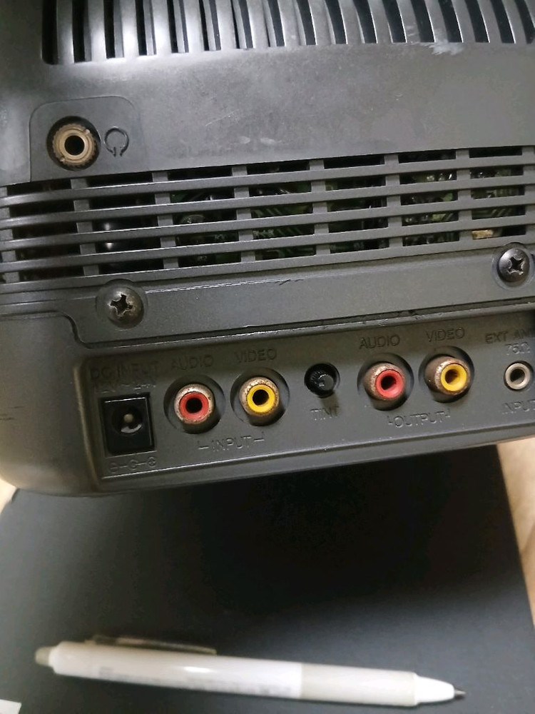 6인치 컬러 브라운관 tv 미니 빈티지 텔레비젼 이미지