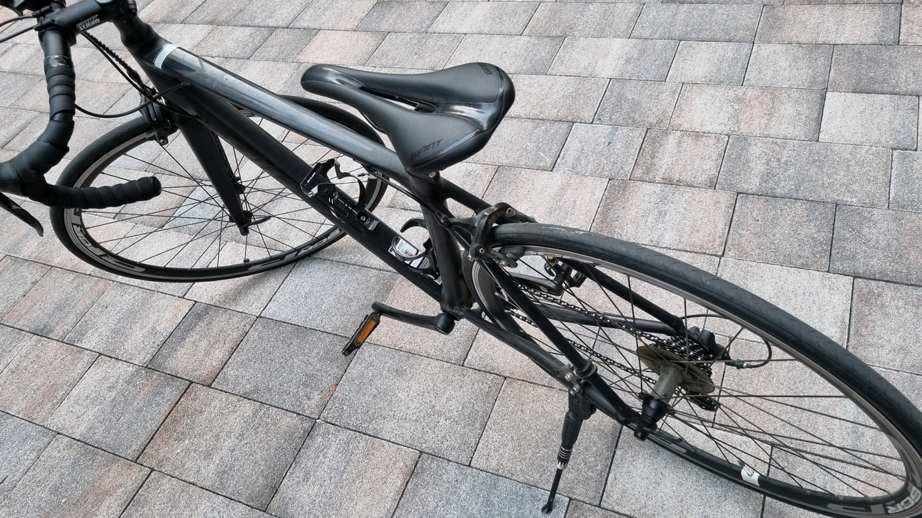 자이언트 SCR2 로드 올블랙 자전거--2