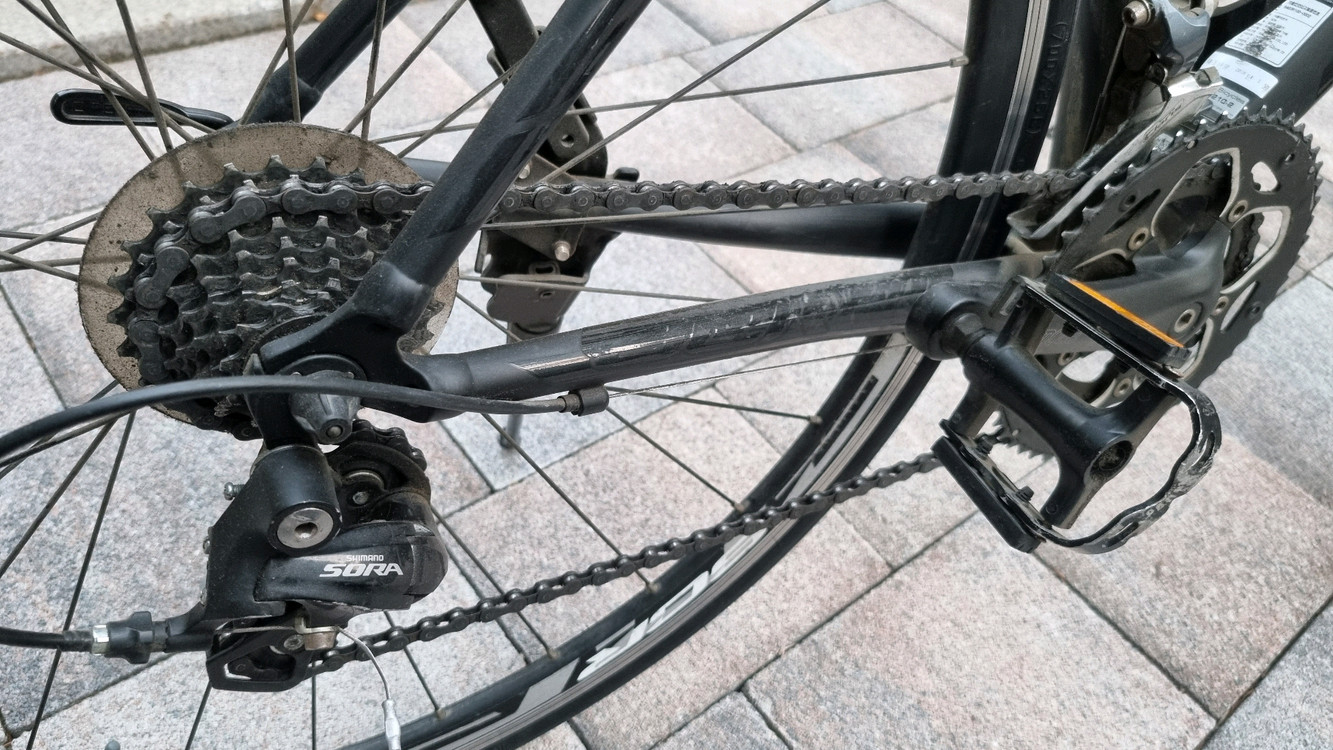 자이언트 SCR2 로드 올블랙 자전거--3