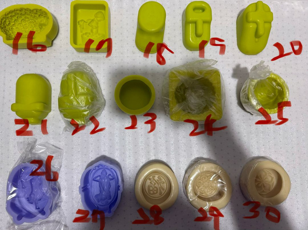 다양한 캔들 석고 몰드 판매합니다 (새상품) 이미지