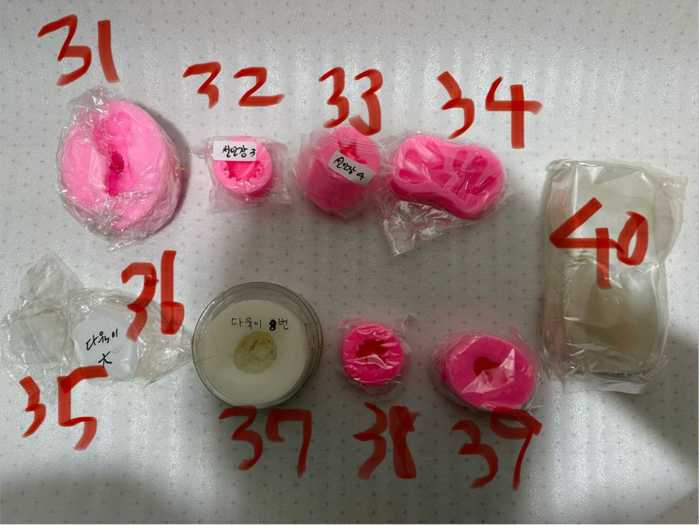 다양한 캔들 석고 몰드 판매합니다 (새상품) 이미지