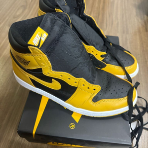 나이키 에어조던 1 하이 옐로우 블랙270 이미지