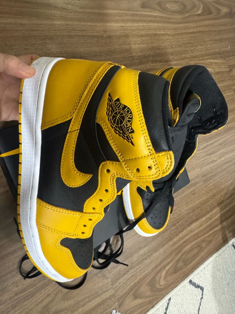 나이키 에어조던 1 하이 옐로우 블랙270 이미지
