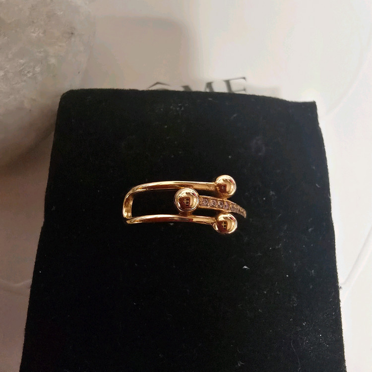 18k핑크골드 반지--2