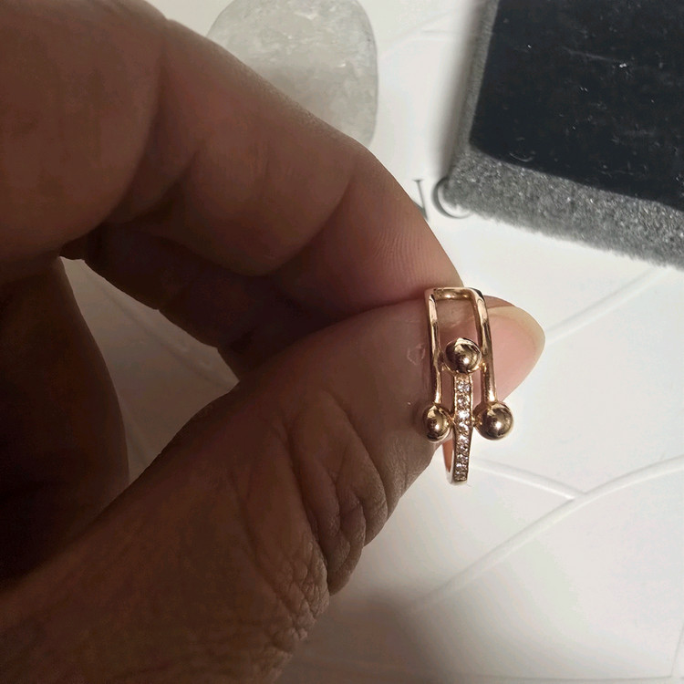 18k핑크골드 반지--4