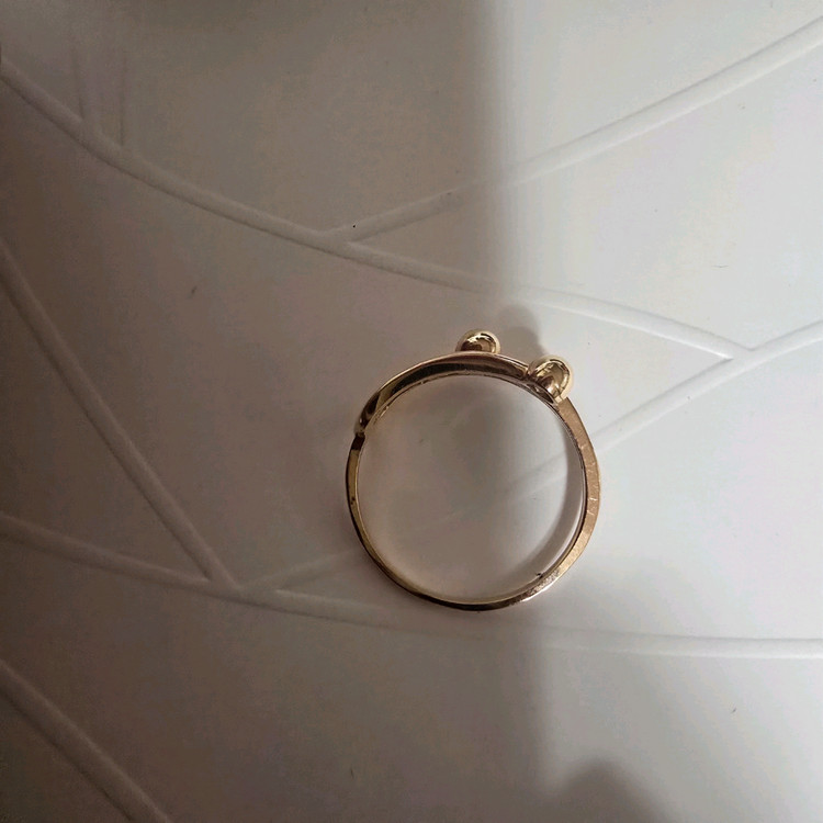 18k핑크골드 반지--6