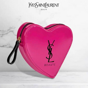 (새상품)입생로랑 ysl 뷰티 미니 파우치 하트 파우치 핑크