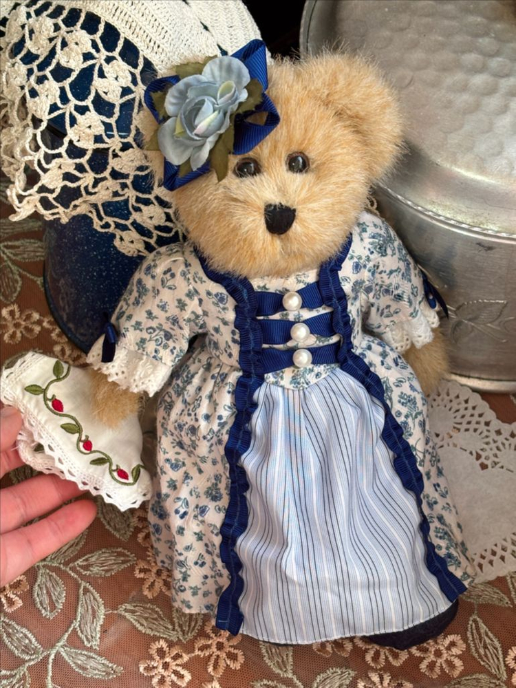 레어) 미국 한정판 빈티지 보이즈베어 드레스 빈티지인형 관절테디베어 고전인형 앤틱소품 빈티지소품--2