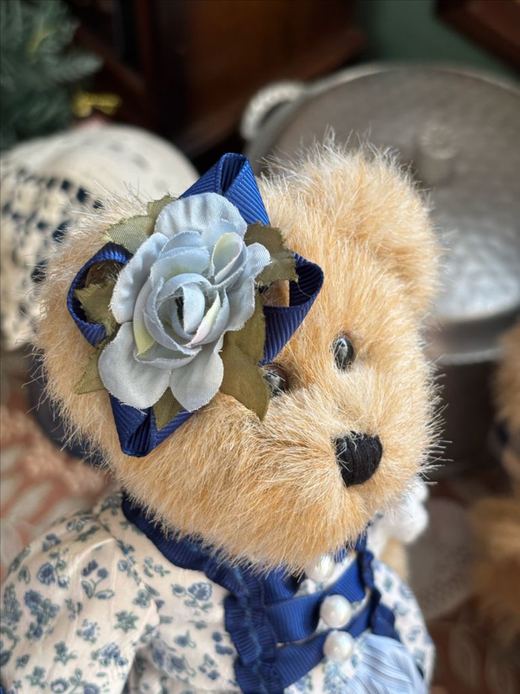 레어) 미국 한정판 빈티지 보이즈베어 드레스 빈티지인형 관절테디베어 고전인형 앤틱소품 빈티지소품--4