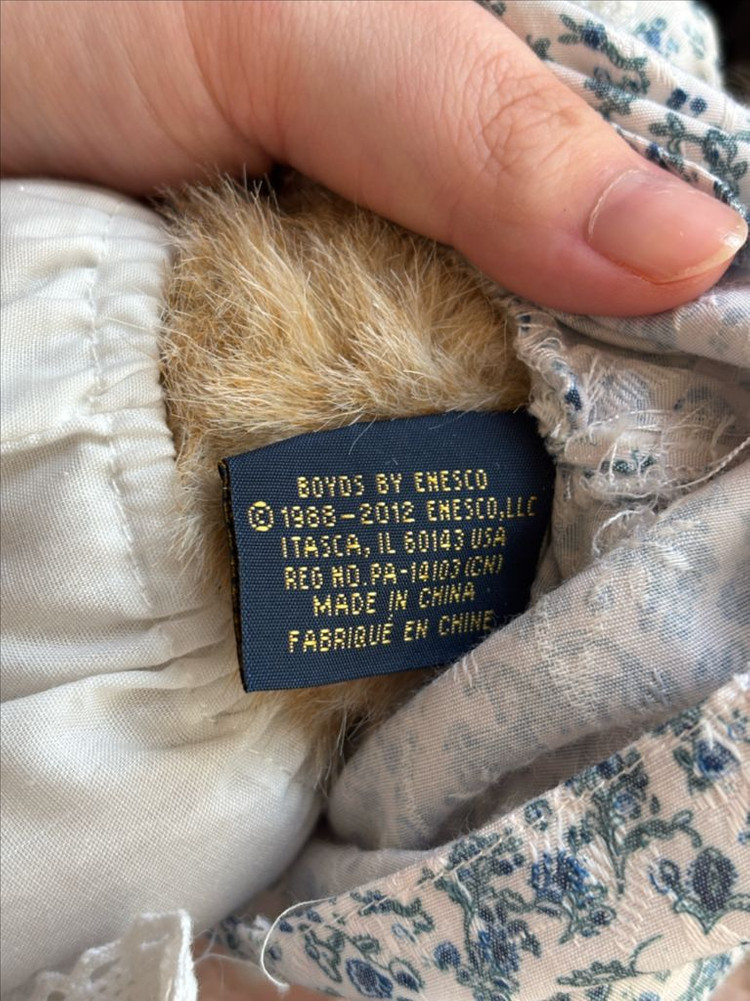 레어) 미국 한정판 빈티지 보이즈베어 드레스 빈티지인형 관절테디베어 고전인형 앤틱소품 빈티지소품--8