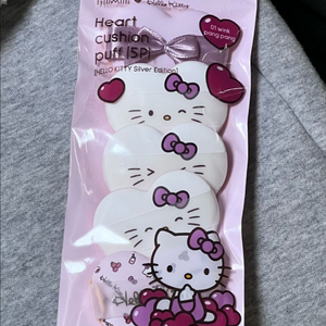 필리밀리 헬로키티 하트쿠션퍼프(5P) 윙크팡팡 이미지