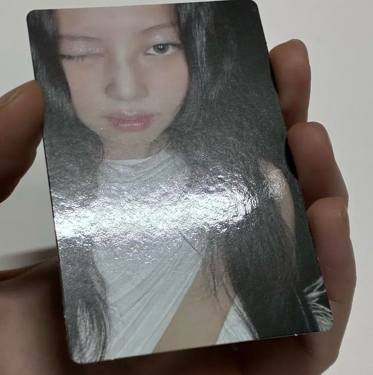 블랙핑크 제니 공식 포카 / 제니 포토카드 이미지