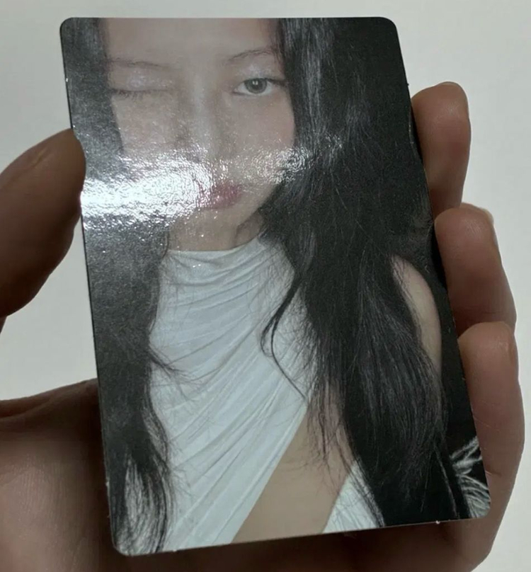 블랙핑크 제니 공식 포카 / 제니 포토카드 이미지