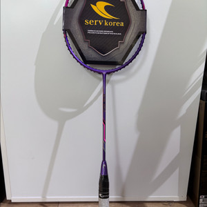 서브코리아 배드민턴 라켓 새상품