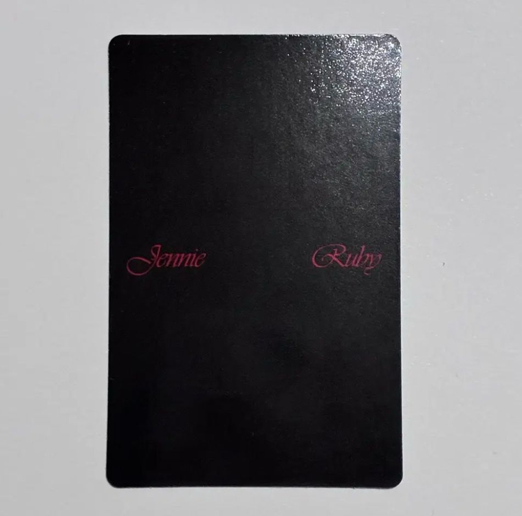 블랙핑크 제니 공식 포카 / 제니 포토카드 이미지