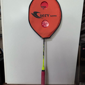 서브코리아 배드민턴 라켓 새상품