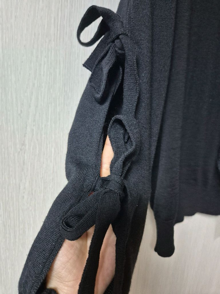 (정품) 러브 모스키노 리본 니트 스웨터 스몰--4