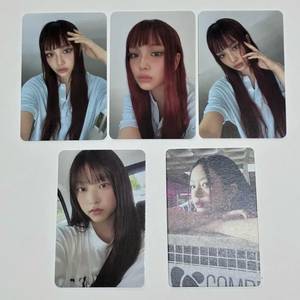 뉴진스 포카 5장 (해린 하니 혜인 / 블루북 이어북 하우스윗) 뉴진스 포토카드