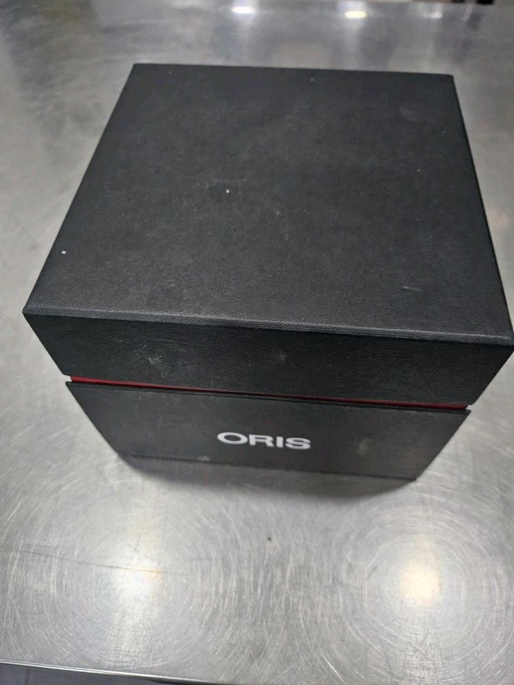 오리스 애커스 43.5mm 검판 오토매틱 시계 풀박스 이미지