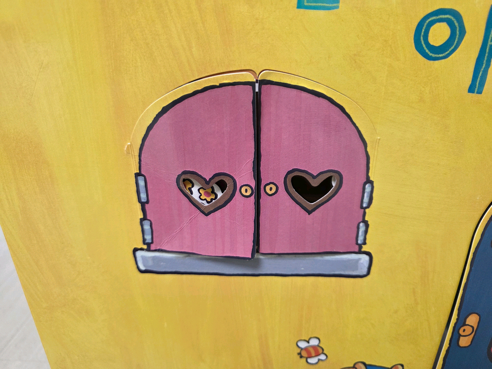 프뢰벨 영아다중 장난꾸러기 아기곰 종이집 교구 (씽킹펜 가능)--2