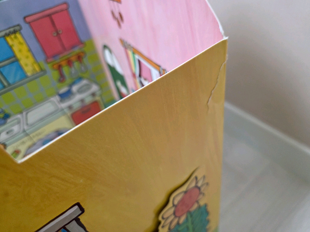 프뢰벨 영아다중 장난꾸러기 아기곰 종이집 교구 (씽킹펜 가능)--7