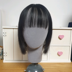 인모 정수리 가발/부분 가발