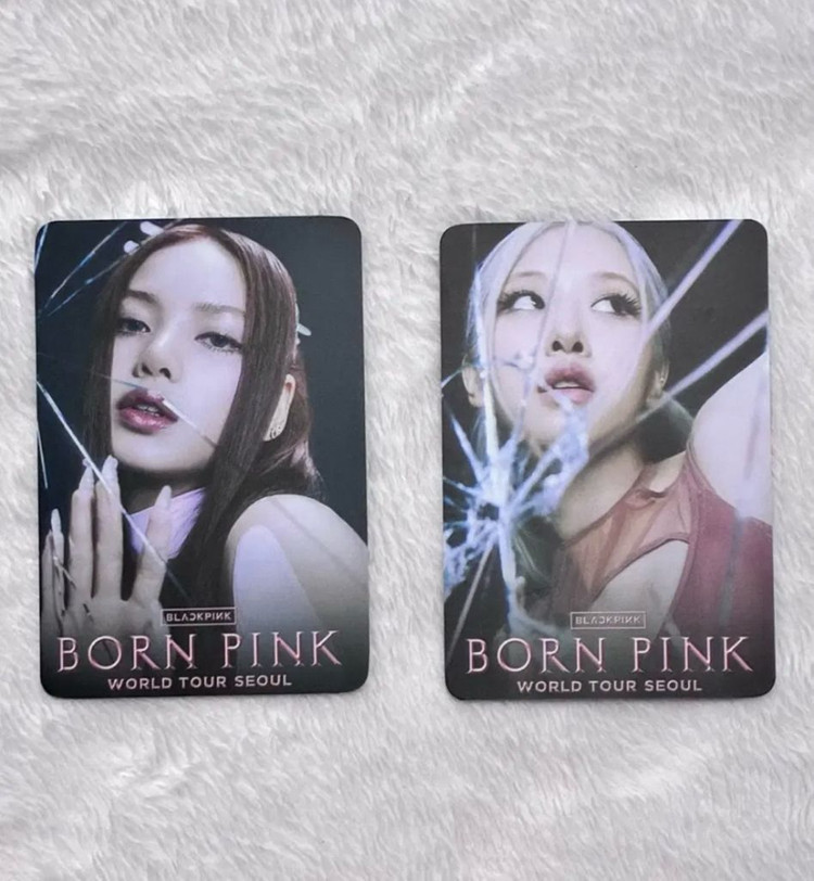 [희귀] 블랙핑크 포토카드 본핑크 서울콘서트 양면 포카 / 제니 지수 리사 로제 이미지
