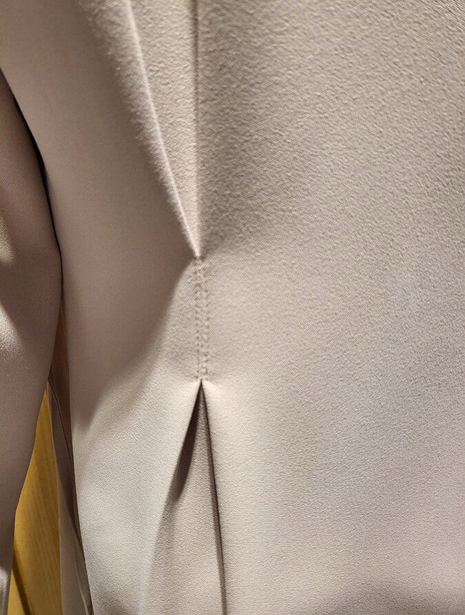 트위 스퀘어넥 핀턱 버튼 원피스 이미지