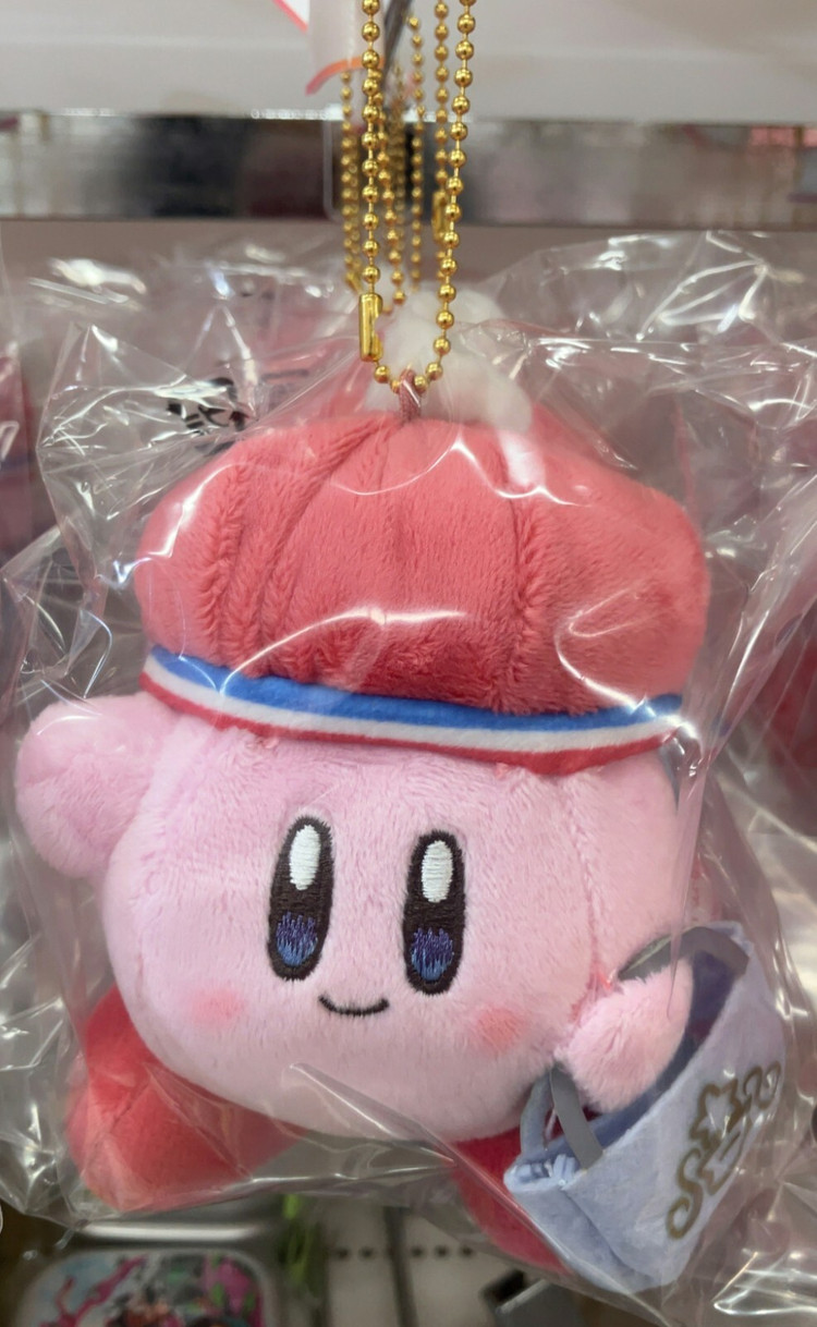 별의커비 써니데이 시리즈 우키우키 쇼핑 인형 키홀더 KS-04--3