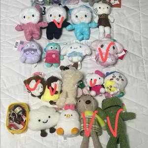 (2+1)유명캐릭터 인형 모음 저렴하게(키티/쿠로미/미피/우소우소짱)