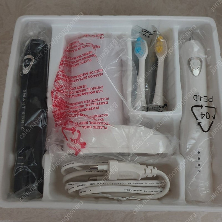 스마트소닉 프로 충전형 음파전동칫솔 전동칫솔 스마트 소닉 프로음파칫솔 살균기 충전기 칫솔 #새상품# 이미지