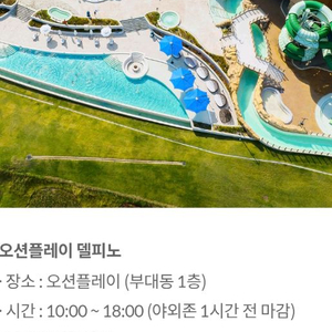 오션플레이 종일 이용권 설악 델피노 삼척 양양 쏠비치
