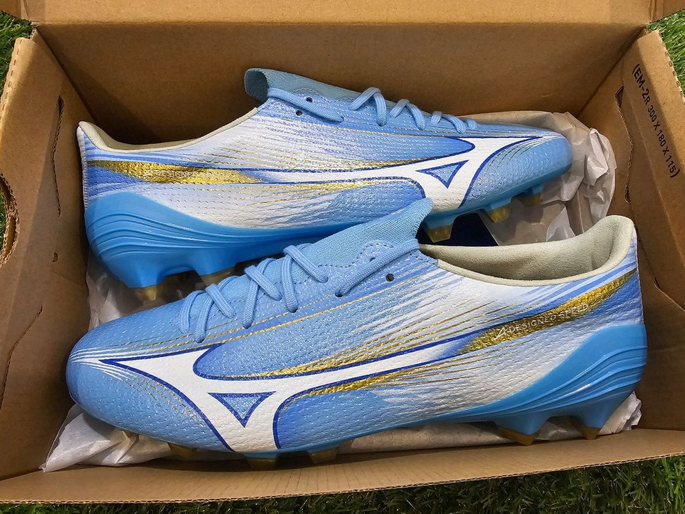 [새상품]미즈노 알파3 엘리트 MD Unity sky팩 이미지