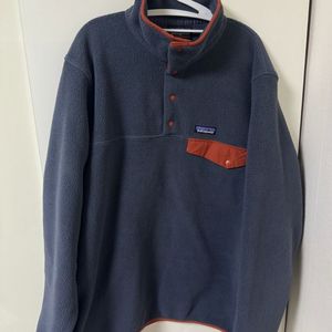 [L]파타고니아 신칠라 스몰더 블루 버니쉬드 레드