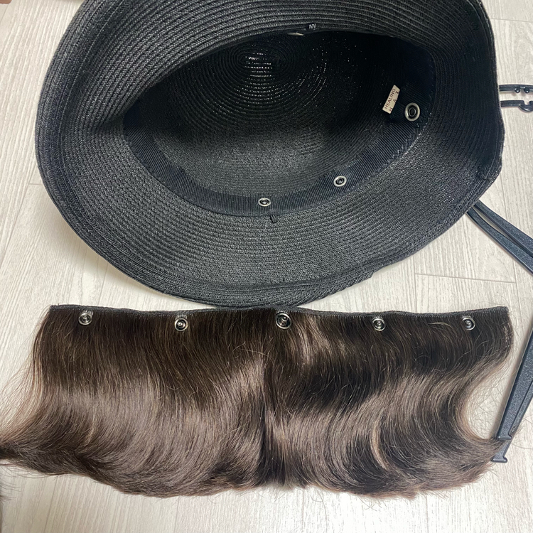 힐링햇 항암 가발 모자--2