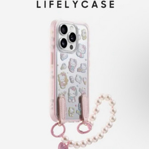 [미개봉 새상품] LIFELYCASE 키티 진주 폰케이스 아이폰 14프로 이미지