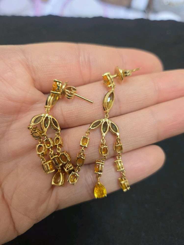 팬시사파이어 귀걸이 이미지