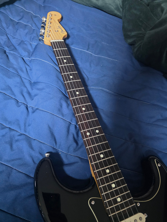 펜더 재판 하이브리드2 일렉기타 스트라토캐스터 블랙 (디마지오 area 58 / 61 / 61 튜닝)--1