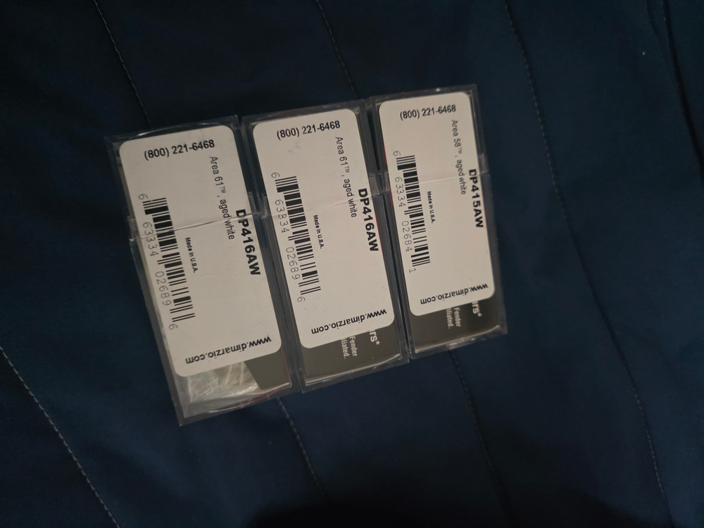 펜더 재판 하이브리드2 일렉기타 스트라토캐스터 블랙 (디마지오 area 58 / 61 / 61 튜닝)--5