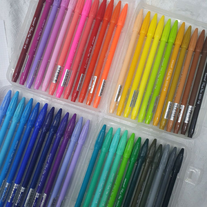 모나미 플러스펜 3000 48색 세트 모나미 프러스펜 다꾸 처분 이미지