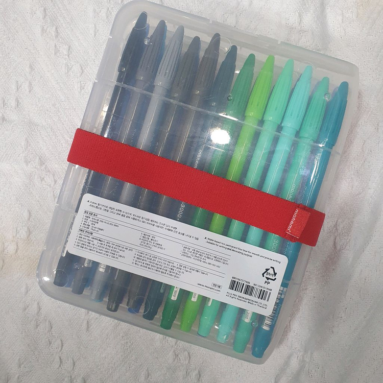 모나미 플러스펜 3000 48색 세트 모나미 프러스펜 다꾸 처분 이미지