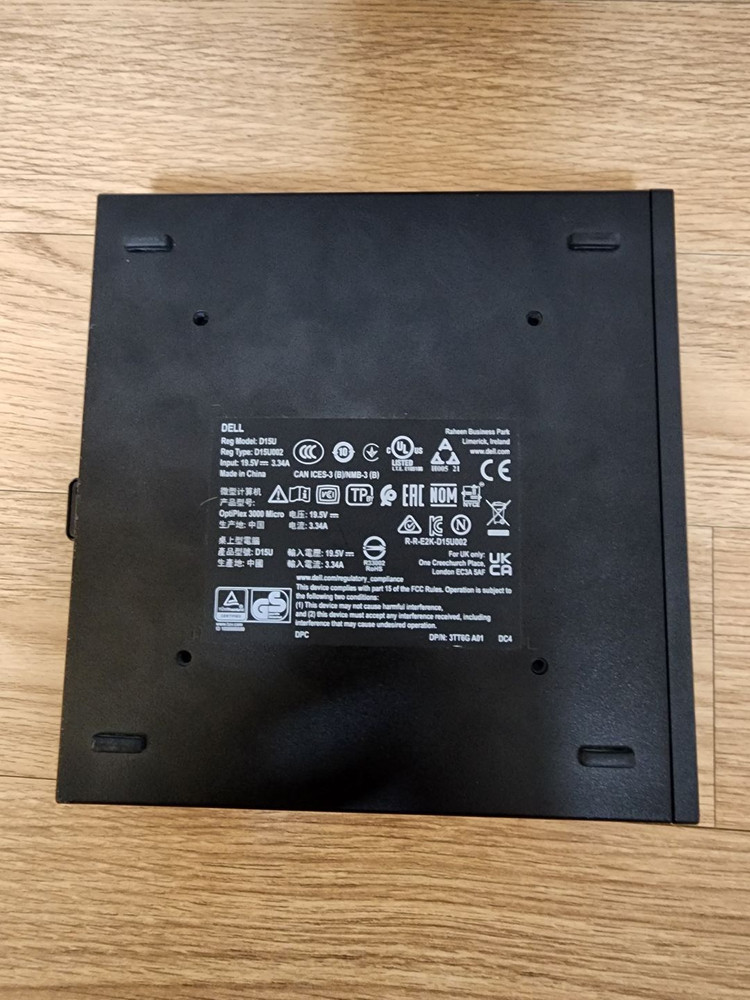DELL 미니PC PC본체 컴퓨터 데스크탑 i5-12500T/16GB/NVMe 256GB+HDD 1TB 이미지