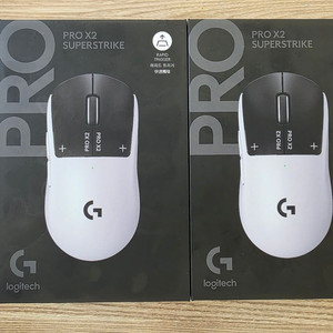 로지텍 G PRO X2 슈퍼스트라이크 마우스 지프로 지슈스 미개봉 이미지