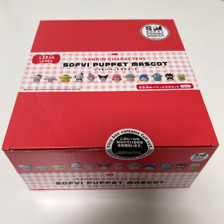 산리오 캐릭터즈 소프비 퍼펫 마스코트 1BOX--3