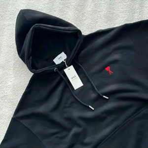 아미 레드 하트 후드티 QR인증가능 수입정품 이미지