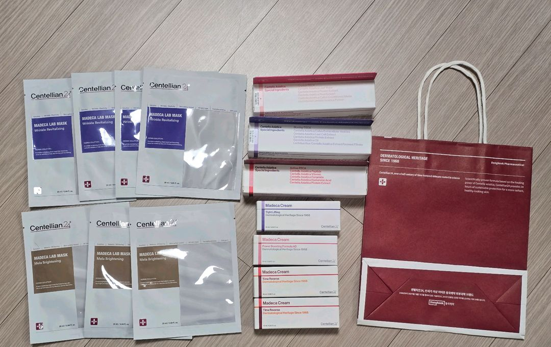 센텔리안24 new 마데카 크림 3종 마스크팩 세트 미개봉--8