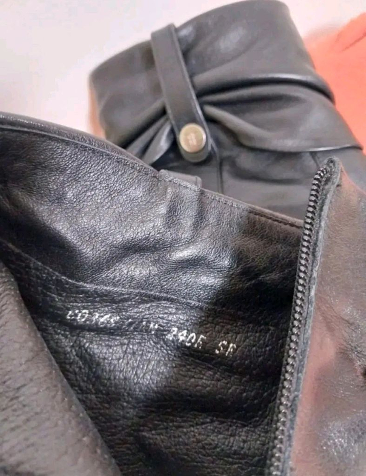 여성 에스콰이어 블랙 가죽 앵클부츠 (240) 이미지