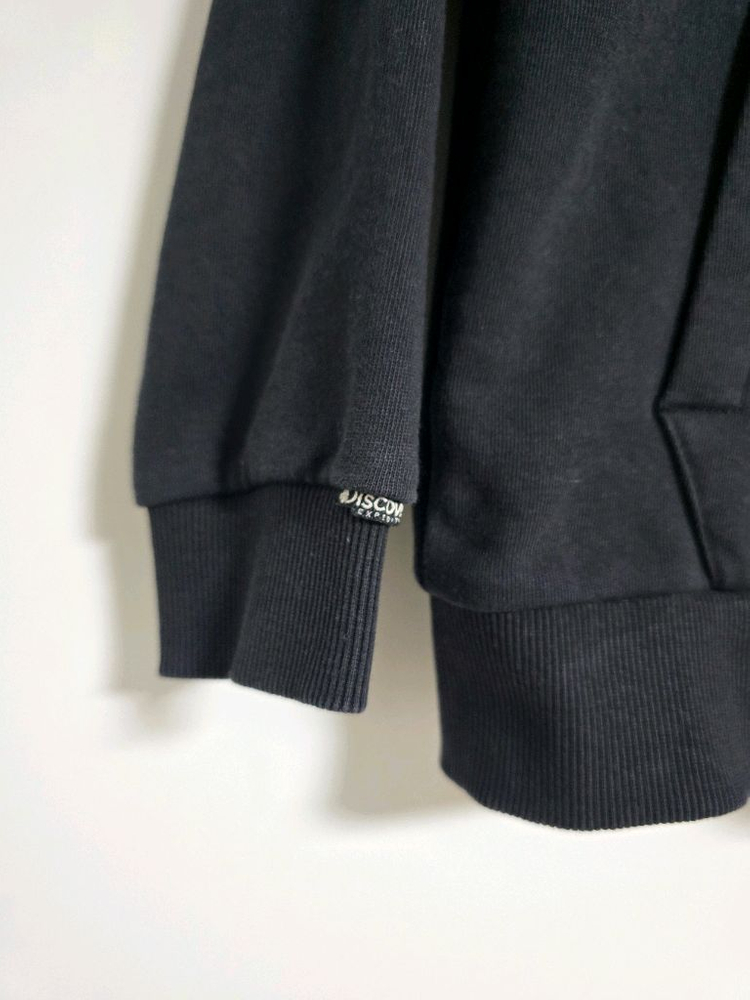 디스커버리 키즈 후드 티셔츠 130사이즈 블랙 이미지